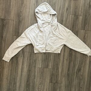Grey, cropped sweatshirt from Garage. Worn once, in great condition.